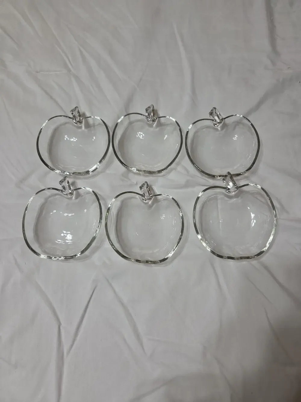 Vtg Hazel Atlas Orchard Apple Bowls 5 1/2